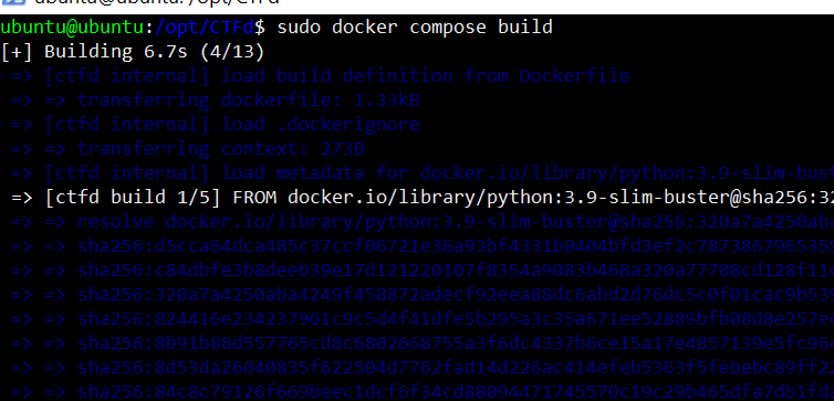 docker build